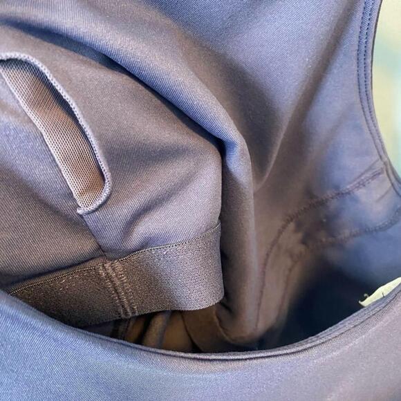 Fabletics Navy Blue Racer Back Tank Top Size XL Athletic Workout Tennis 2 Ball P - Picture 8 of 9